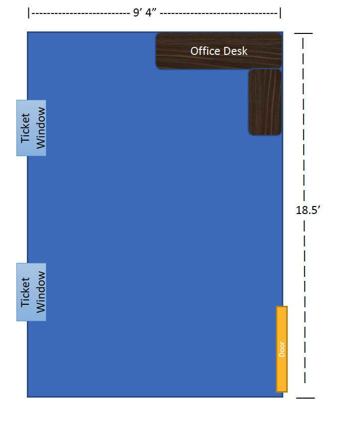 Box Office outline drawing