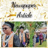 Graduation Newspaper article